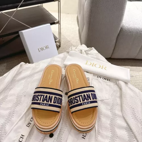 Replica Christian Dior Slippers For Women #1371721 $100.00 USD for Wholesale