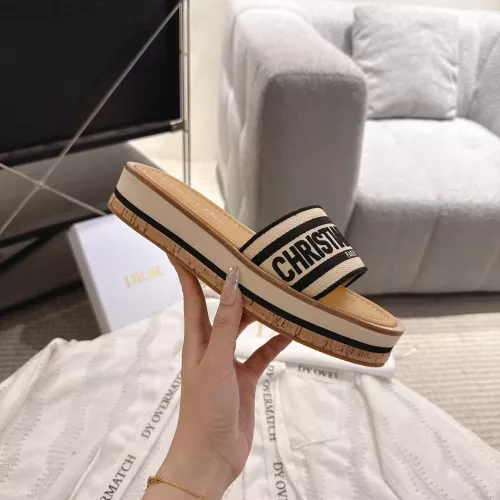 Replica Christian Dior Slippers For Women #1371722 $100.00 USD for Wholesale