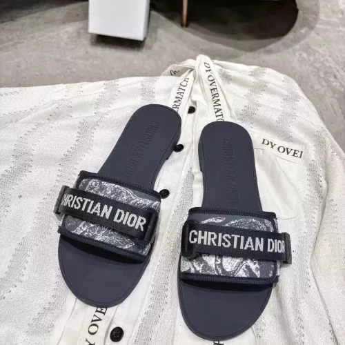 Replica Christian Dior Slippers For Women #1371726 $76.00 USD for Wholesale