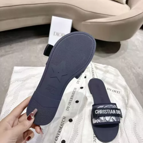 Replica Christian Dior Slippers For Women #1371726 $76.00 USD for Wholesale