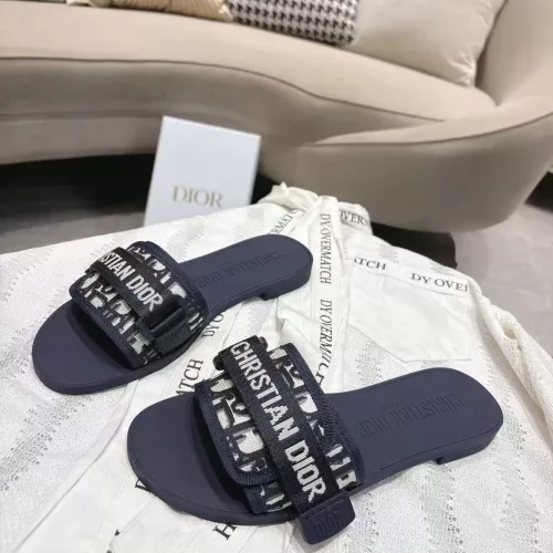 Christian Dior Slippers For Women #1371743 $76.00 USD, Wholesale Replica Christian Dior Slippers