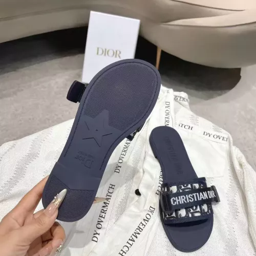 Replica Christian Dior Slippers For Women #1371743 $76.00 USD for Wholesale