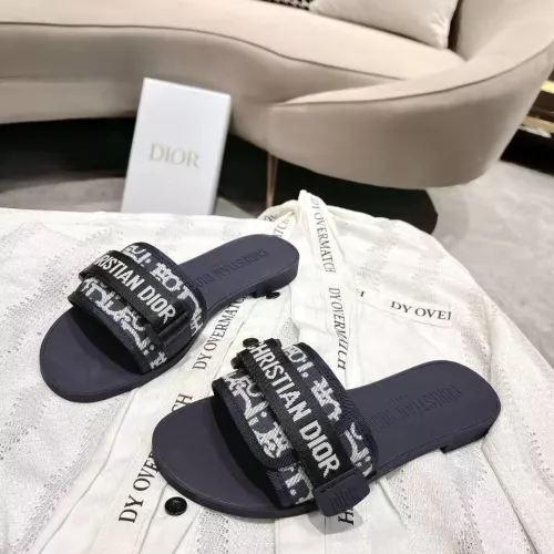 Christian Dior Slippers For Women #1371744 $76.00 USD, Wholesale Replica Christian Dior Slippers