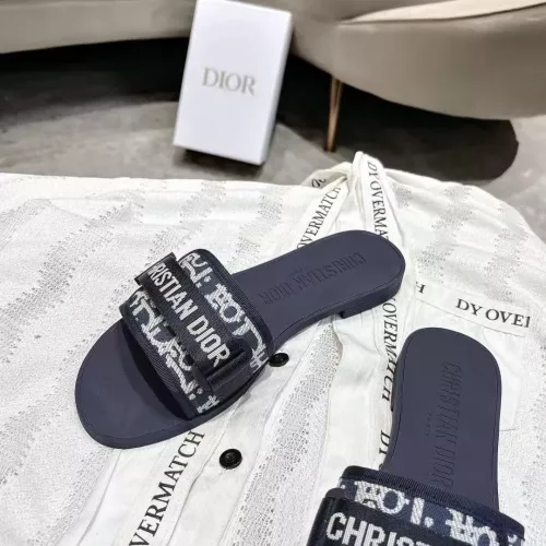 Replica Christian Dior Slippers For Women #1371744 $76.00 USD for Wholesale