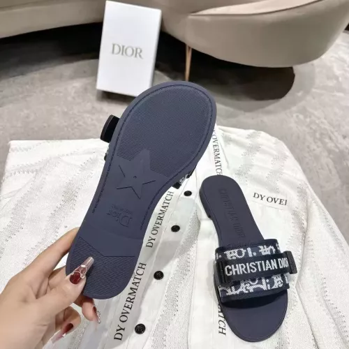 Replica Christian Dior Slippers For Women #1371744 $76.00 USD for Wholesale