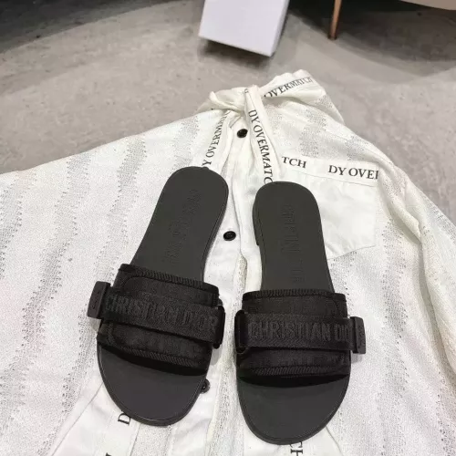 Replica Christian Dior Slippers For Women #1371745 $76.00 USD for Wholesale