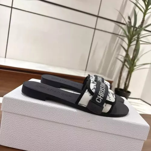 Replica Christian Dior Slippers For Women #1371751 $76.00 USD for Wholesale
