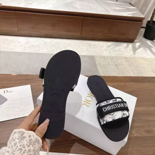 Replica Christian Dior Slippers For Women #1371751 $76.00 USD for Wholesale