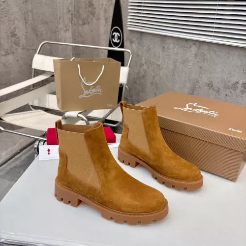 Replica Christian Louboutin Boots For Women #1371755 $108.00 USD for Wholesale