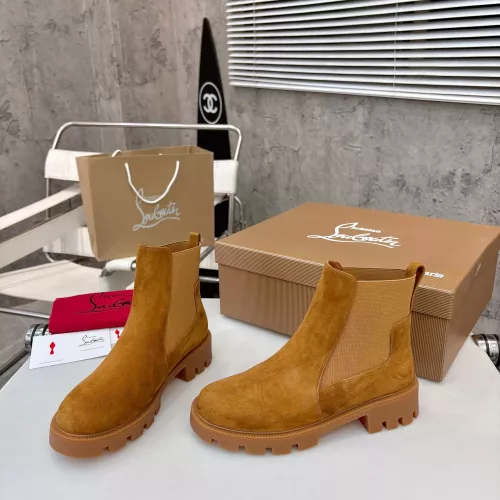 Replica Christian Louboutin Boots For Women #1371755 $108.00 USD for Wholesale