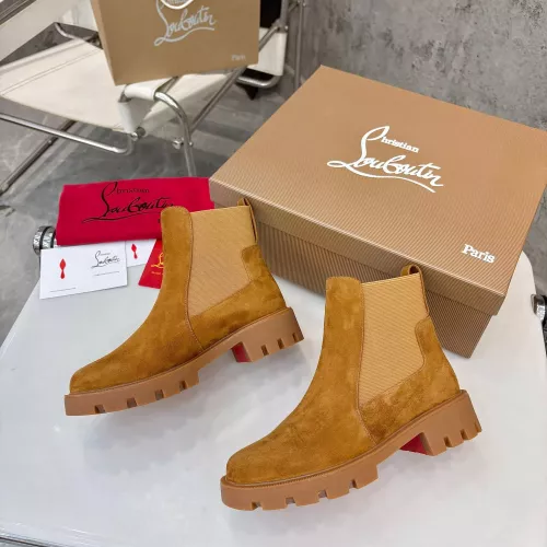 Replica Christian Louboutin Boots For Women #1371755 $108.00 USD for Wholesale