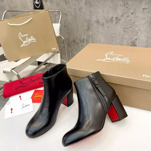 Replica Christian Louboutin Boots For Women #1371761 $105.00 USD for Wholesale