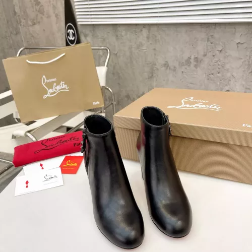 Replica Christian Louboutin Boots For Women #1371761 $105.00 USD for Wholesale