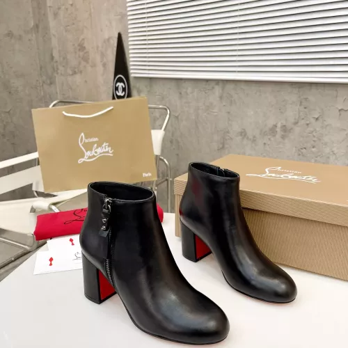 Replica Christian Louboutin Boots For Women #1371761 $105.00 USD for Wholesale