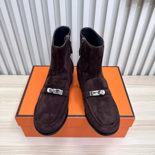 Replica Hermes Boots For Women #1371846 $135.00 USD for Wholesale