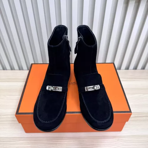 Replica Hermes Boots For Women #1371847 $135.00 USD for Wholesale