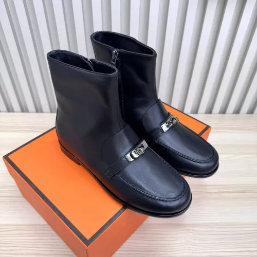 Replica Hermes Boots For Women #1371849 $135.00 USD for Wholesale