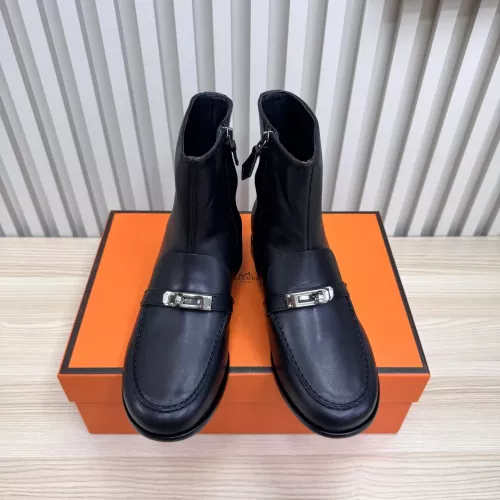 Replica Hermes Boots For Women #1371849 $135.00 USD for Wholesale