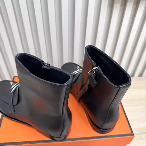 Replica Hermes Boots For Women #1371849 $135.00 USD for Wholesale