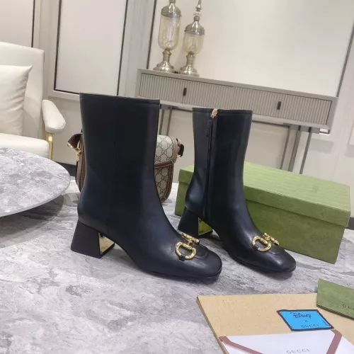 Replica Gucci Boots For Women #1371864 $118.00 USD for Wholesale