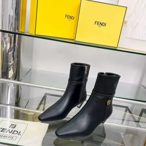 Replica Fendi Fashion Boots For Women #1371876 $115.00 USD for Wholesale