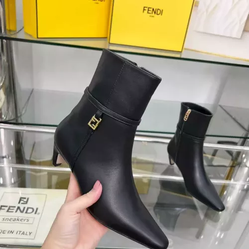 Replica Fendi Fashion Boots For Women #1371876 $115.00 USD for Wholesale