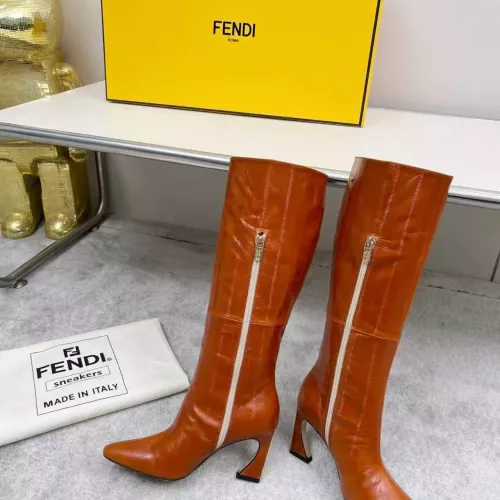 Replica Fendi Fashion Boots For Women #1371880 $175.00 USD for Wholesale