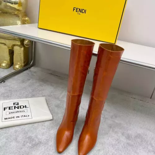 Replica Fendi Fashion Boots For Women #1371880 $175.00 USD for Wholesale