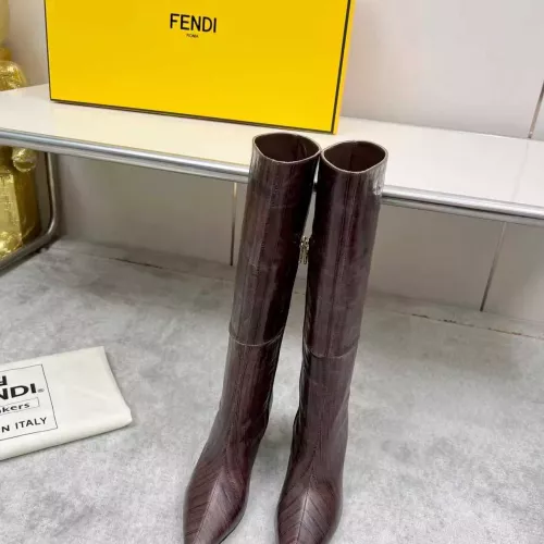Replica Fendi Fashion Boots For Women #1371882 $175.00 USD for Wholesale