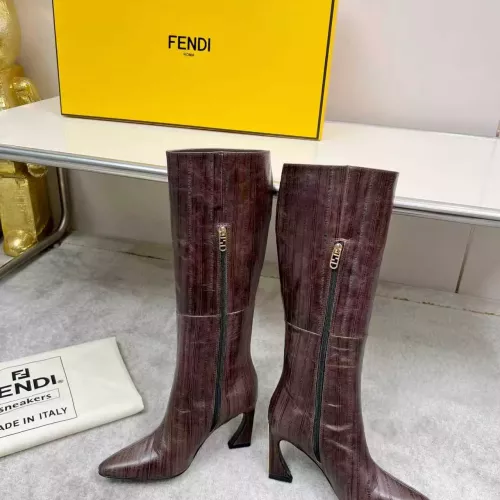 Replica Fendi Fashion Boots For Women #1371882 $175.00 USD for Wholesale
