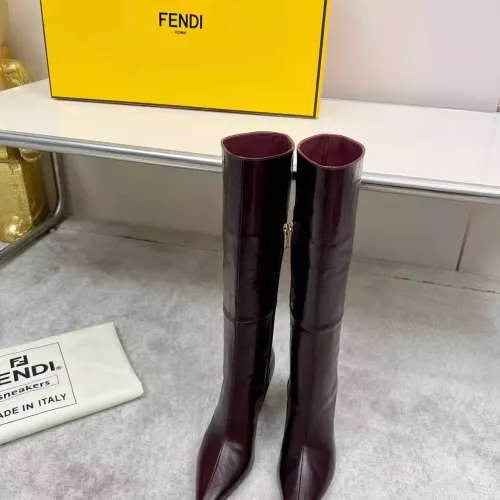 Replica Fendi Fashion Boots For Women #1371883 $175.00 USD for Wholesale