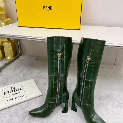Replica Fendi Fashion Boots For Women #1371884 $175.00 USD for Wholesale
