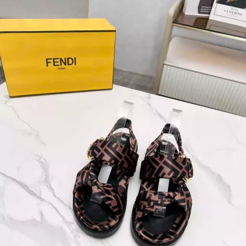 Replica Fendi Sandal For Women #1371925 $96.00 USD for Wholesale