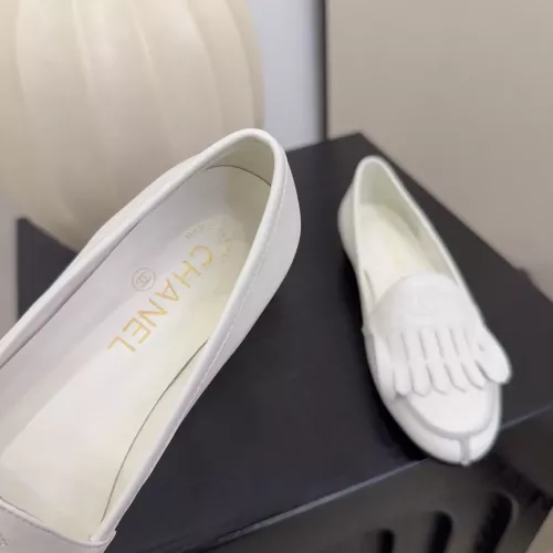 Replica Chanel Leather Shoes For Women #1371943 $112.00 USD for Wholesale