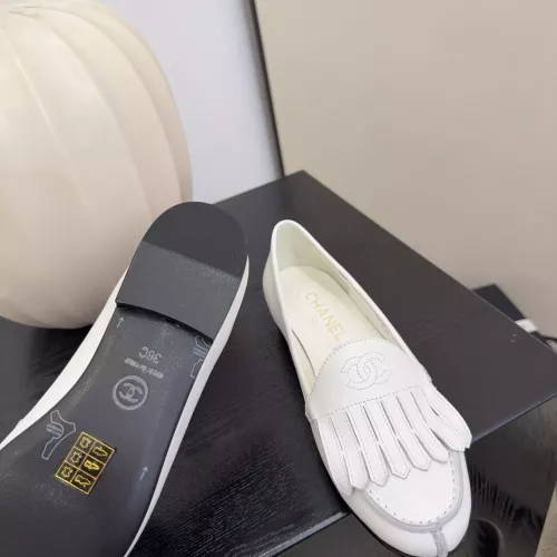 Replica Chanel Leather Shoes For Women #1371943 $112.00 USD for Wholesale