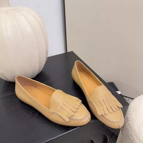 Replica Chanel Leather Shoes For Women #1371944 $112.00 USD for Wholesale