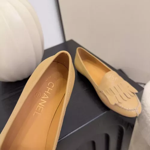 Replica Chanel Leather Shoes For Women #1371944 $112.00 USD for Wholesale