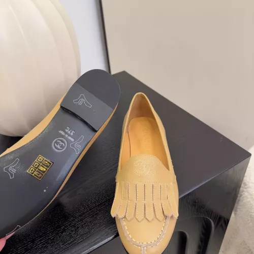 Replica Chanel Leather Shoes For Women #1371944 $112.00 USD for Wholesale