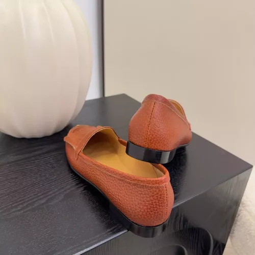 Replica Chanel Leather Shoes For Women #1371945 $112.00 USD for Wholesale