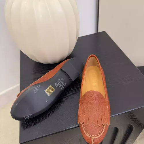 Replica Chanel Leather Shoes For Women #1371945 $112.00 USD for Wholesale
