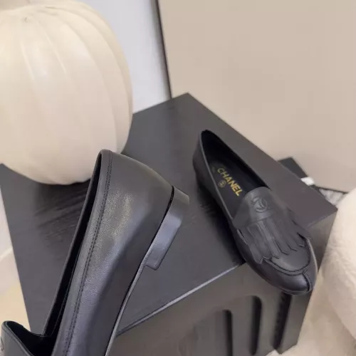 Replica Chanel Leather Shoes For Women #1371946 $112.00 USD for Wholesale
