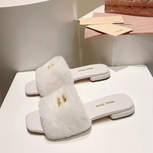 MIU MIU Slippers For Women #1371950 $96.00 USD, Wholesale Replica MIU MIU Slippers