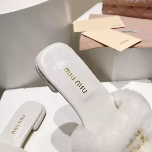 Replica MIU MIU Slippers For Women #1371950 $96.00 USD for Wholesale