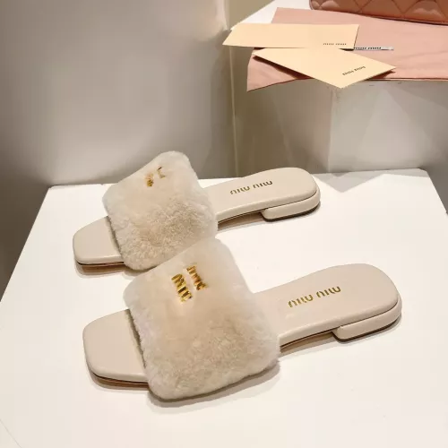 MIU MIU Slippers For Women #1371951 $96.00 USD, Wholesale Replica MIU MIU Slippers