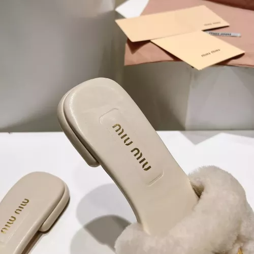 Replica MIU MIU Slippers For Women #1371951 $96.00 USD for Wholesale