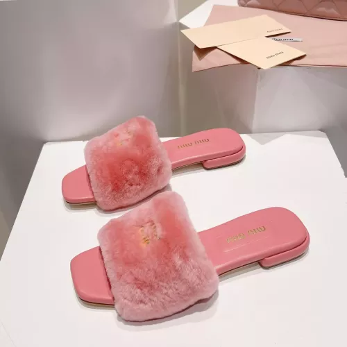 MIU MIU Slippers For Women #1371953 $96.00 USD, Wholesale Replica MIU MIU Slippers