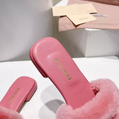 Replica MIU MIU Slippers For Women #1371953 $96.00 USD for Wholesale