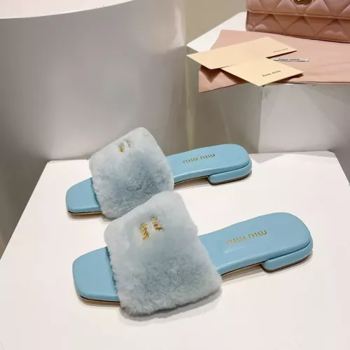 MIU MIU Slippers For Women #1371954 $96.00 USD, Wholesale Replica MIU MIU Slippers