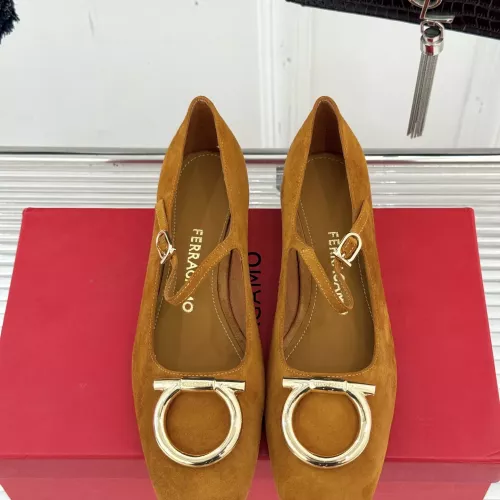 Replica Salvatore Ferragamo High-Heeled Shoes For Women #1371963 $112.00 USD for Wholesale