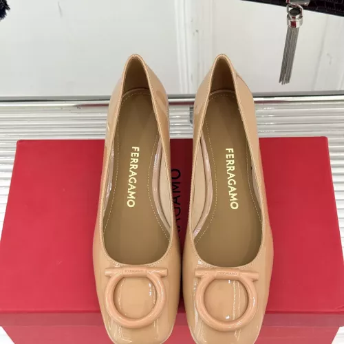 Replica Salvatore Ferragamo High-Heeled Shoes For Women #1371969 $112.00 USD for Wholesale